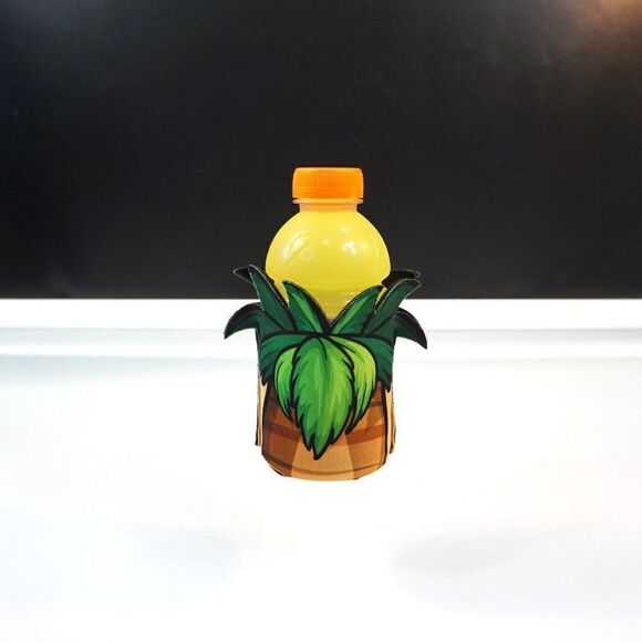 2 Hawaiian Tropical Pineapple Beverage Holders Neoprene Sleeve Cover Insulator - Picture 9 of 10